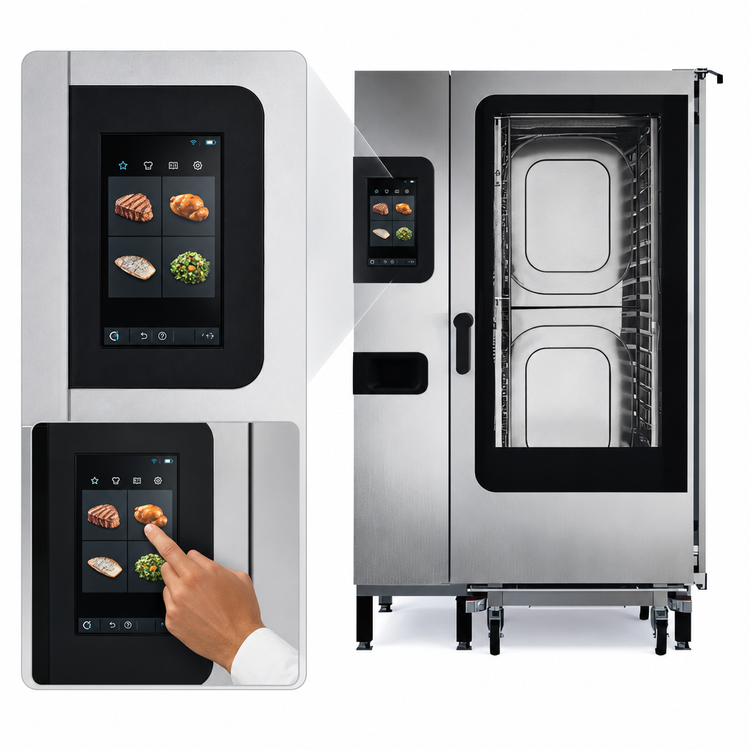 Product image #3 for Convotherm Maxx Pro C4 ET 20.20EB-N Electric Roll-In Combi Oven/Steamer, (20) Full-Size Sheet Pan Capacity