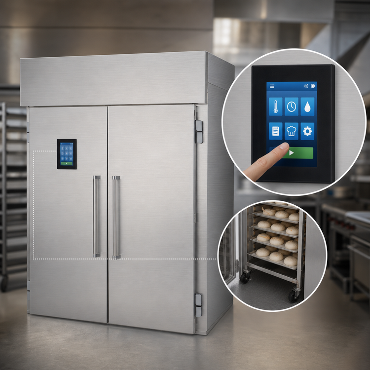 Product image #3 for Doyon KDPR12 One-Section Roll-In Knockdown Retarder Proofer Cabinet with Touchscreen Controls