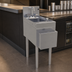 Thumbnail image #3 for Glastender Free-Standing Underbar Stainless Steel Hand Sink Unit with Faucet, Soap Dispenser and Towel Dispenser