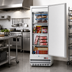 Thumbnail image #3 for KoolMore 12 Cu. Ft. Single-Section Commercial Reach-In Freezer with Solid Door and Bottom-Mount Refrigeration