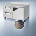 Thumbnail image #3 for Turbo Air Super Deluxe Two-Section Worktop Freezer with 1 Right-Hinged Door and 2 Drawers, 17 Cu. Ft., Self-Contained Rear-Mounted R290 Refrigeration