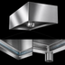 Thumbnail image #3 for SpecAir Condensate Hood with 12-Inch x 12-Inch Exhaust Collar, 48-Inch W x 36-Inch D x 20-Inch H, 304 Stainless Steel