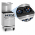 Thumbnail image #3 for Imperial Pro Series 24-Inch Gas Restaurant Range with 2 Open Burners, 12-Inch Griddle, and Open Cabinet Base