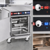 Thumbnail image #3 for FWE Clymate IQ Mobile Heated Humidified Holding Cabinet, 4-Tray Capacity, Undercounter, Stainless Steel