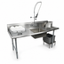 Thumbnail image #3 for BK Resources 60-Inch Straight Soiled Dish Table with Left-to-Right Operation, Pre-Rinse Sink, and 10-Inch Backsplash