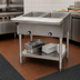 Thumbnail image #3 for Eagle Group 33-Inch Electric Hot Food Table with Open Base, (2) Dry Wells, 240V, 3-Phase