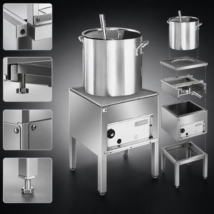 Product image #3 for Garland G20-SP Gas Stock Pot Range, 20-Inch Countertop, 60,000 BTU