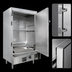 Thumbnail image #3 for MasterRange 30-Inch Propane Smokehouse with Right-Hinged Door and Stainless Steel Front/Sides
