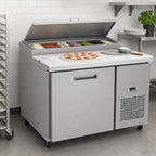 Thumbnail image #3 for Kelvinator Commercial KCHPT50.6 Refrigerated Pizza Prep Table, 1-Section, 47-3/8-Inch Wide, 12 Cu. Ft., 1-Door
