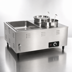 Thumbnail image #3 for Nemco Food Equipment 6060A Mini Countertop Steam Table Food Warmer, Stainless Steel, Thermostatic Controls, Wet/Dry Operation