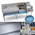Thumbnail image #4 for Krowne Royal Series 72-Inch Underbar Ice Bin/Cocktail Station with 10-Circuit Cold Plate, Blender Station, and Raised Liquor Display