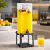 Thumbnail image #3 for Cal-Mil One by One 1.5 Gallon Acrylic Beverage Dispenser with Ice Chamber and Drip Tray, Black