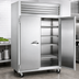 Thumbnail image #3 for Traulsen Spec-Line 58-Inch Wide Two-Section Reach-In Freezer with Half-Height Solid Doors, 26-Inch Deep, Self-Contained