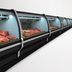 Thumbnail image #3 for Howard-McCray 40E Series Endless Design Red Meat Service Case, 51-1/2 Inch Wide, Remote Refrigeration, Curved Glass, Black Exterior/White Interior, LED