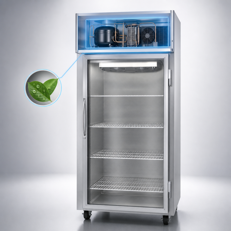 Product image #3 for Continental Refrigerator 1FXSNGD One-Section Extra-Wide Display Reach-In Freezer with Glass Door