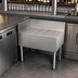 Thumbnail image #3 for Krowne Royal Series Freestanding Underbar Corner Drainboard with Right End Return, Stainless Steel, 30 x 19 x 36-1/2 Inches