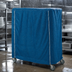Thumbnail image #3 for Metro Waterproof Mariner Blue Cart Cover for 48 x 21 x 74 Inch Queen Mary & Banquet Carts