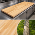 Thumbnail image #3 for Boos Block Northern Hard Rock Maple Kitchen Countertop, 132 x 38 x 1-1/2 Inches, Varnique Finish