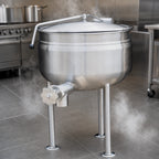 Thumbnail image #3 for Crown DL-40F 40 Gallon Direct Steam Full Jacket Stationary Kettle
