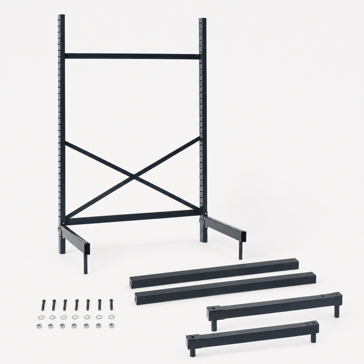 Product image #3 for Metro SmartLever Stationary Cantilevered Shelving Starter Kit Base for 42"W x 18"D Shelves