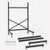 Thumbnail image #3 for Metro SmartLever Stationary Cantilevered Shelving Starter Kit Base for 42