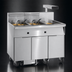 Thumbnail image #3 for Imperial Triple Battery Electric Floor Fryer with 3 50-Lb Tanks, Built-In Filter System and Dump Station