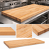 Thumbnail image #3 for John Boos Laminated Northern Hard Rock Maple Edge Grain Flat Top Work Table Top, 108 x 30 x 1-3/4 Inch