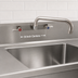 Thumbnail image #3 for BK Resources Evolution Splash-Mounted Commercial Faucet with 16-Inch Swing Spout, 8-Inch Centers