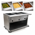 Thumbnail image #3 for Spec-Master PHT3CB-208-3 Portable Electric 3-Pan Hot Food Table with Enclosed Base