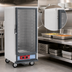Thumbnail image #3 for Metro C5 1 Series 3/4 Height Mobile Non-Insulated Heated Holding Cabinet with Clear Polycarbonate Door and Fixed Wire Slides