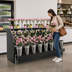 Thumbnail image #3 for Structural Concepts Allure FLP8 Self-Service Low Profile Open-Air Refrigerated Merchandiser with Remote DX Refrigeration