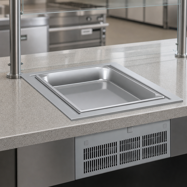 Product image #3 for Hatco Drop-In Induction Dry Well for 1 Full-Size Pan, Adjustable Depth