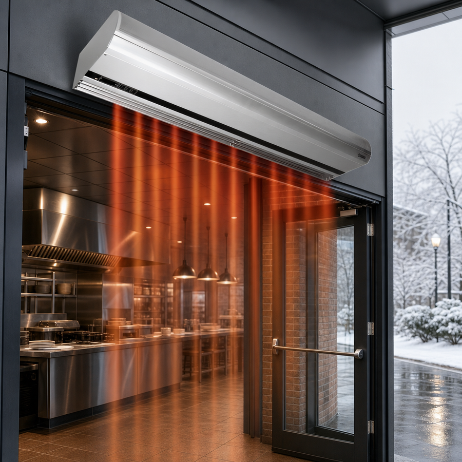 Electric Heated Air Curtain