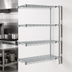Thumbnail image #3 for Eagle Group 42 x 24 x 63 Inch 4-Tier Chrome Wire Add-On Shelving Unit