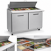 Thumbnail image #4 for Kelvinator Commercial 48-Inch Mega Top Refrigerated Sandwich/Salad Prep Table, Two-Section, 18 x 1/6 Pan Capacity