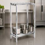 Thumbnail image #3 for Channel Manufacturing Lifetime Tough DR2454-2 2-Shelf Aluminum Dunnage Shelving, Channel Style, 54W x 24D x 64H, 2,500 lb./Shelf