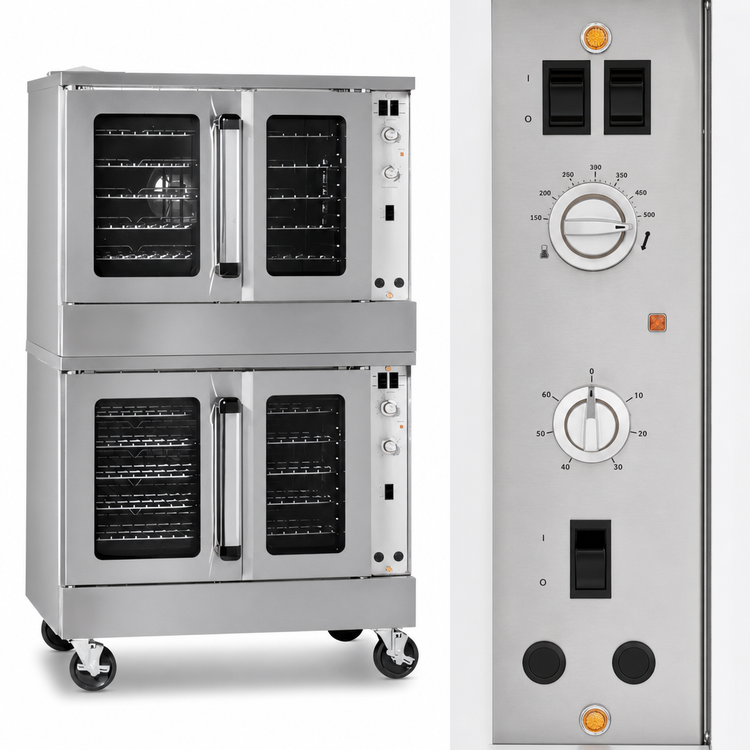 Product image #3 for Southbend Platinum Double Deck Bakery-Depth Electric Convection Oven with Standard Controls