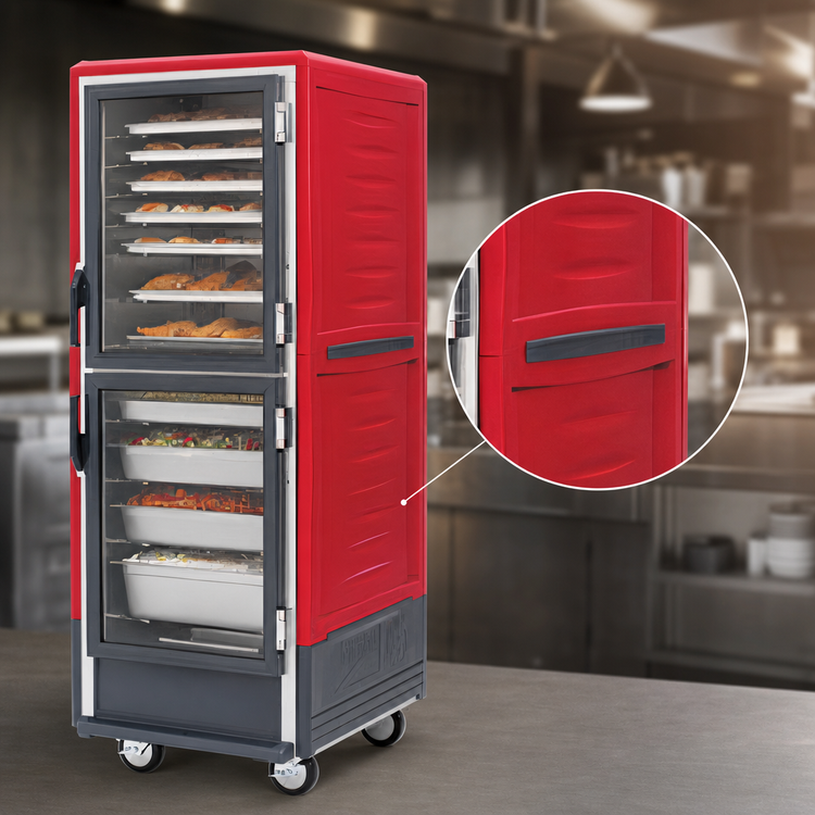 Product image #3 for Metro C5 3 Series Full-Height Heated Holding & Proofing Cabinet, Low Watt, Dutch Clear Doors, 35 Pan Capacity