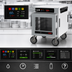 Thumbnail image #4 for Metro HotBlox Narrow 4-Pan Undercounter Insulated Holding Cabinet with Clear Door and Digital Touchscreen Controls