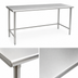 Thumbnail image #3 for Eagle Group BlendPort® Budget Series 60 Inch x 24 Inch 430 Stainless Steel Work Table with Open Base