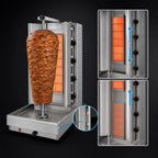 Thumbnail image #3 for Eurodib USA Visvardis DG8AN Natural Gas Vertical Gyro Broiler, 90-140 lb Capacity, 48,000 BTU, 110V Spit Motor