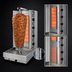 Thumbnail image #3 for Visvardis DG8AN Gas Vertical Broiler Gyro Machine, 90-140 lb Capacity, 48,000 BTU, 110V Spit Motor