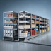 Thumbnail image #3 for Metro qwikTRAK Double Deep High-Density Track Shelving Mobile Unit Kit, 24-Inch, Stainless Steel