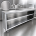 Thumbnail image #3 for Advance Tabco Special Value Series 60-Inch Stainless Steel Dish Cabinet with Open Base and Mid-Shelf