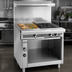 Thumbnail image #3 for Imperial Spec Series 36-Inch Gas Griddle and Open Burner Combination Range with Open Cabinet Base