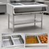 Thumbnail image #3 for Electric Sealed Well Hot Food Table with Open Base, 2 Wells, 33 x 32-1/4 x 35-1/2 Inches, 208V