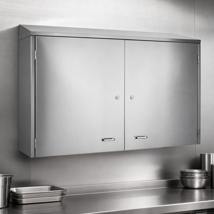 Product image #3 for Glastender 36-Inch Stainless Steel Wall-Mounted Cabinet with Hinged Doors