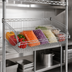 Thumbnail image #4 for Metro Super Erecta 48-Inch x 18-Inch Hopper-Style Chrome Plated Basket Shelf