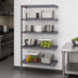 Thumbnail image #3 for Eagle Valu-Master 4-Tier Add-On Wire Shelving Unit, 24