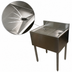 Thumbnail image #4 for BK Resources Stainless Steel Underbar Drain Board with Drain, 24 x 18 x 32-1/2 Inches